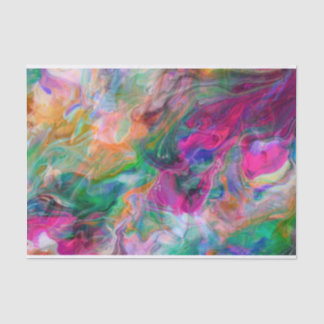 Bright Liquid Color Psychedelic Funky Tissue Paper