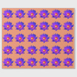Bright Lotus Flower Wrapping Paper
