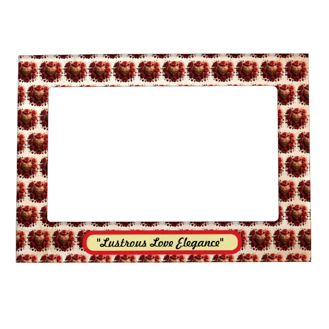 "Bright Love Elegance" Magnetic Frame (Front)