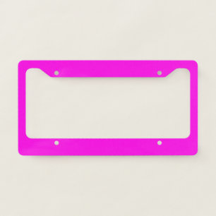 Bright Magenta  License Plate Frame