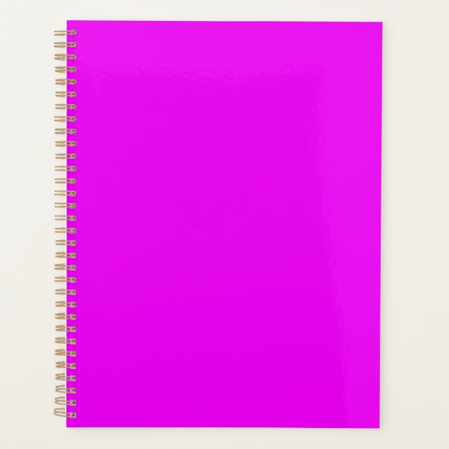 Bright Magenta Planner (Front)