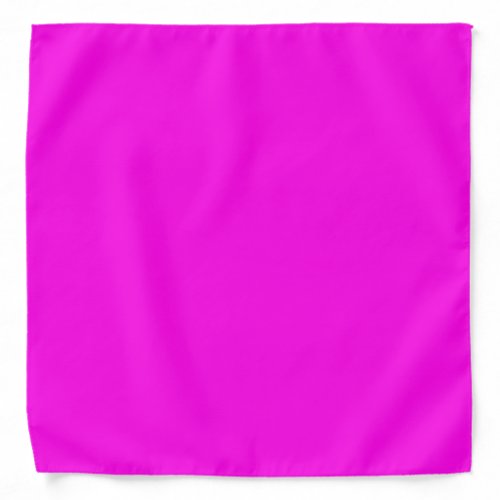  Bright Magenta solid color  Bandana