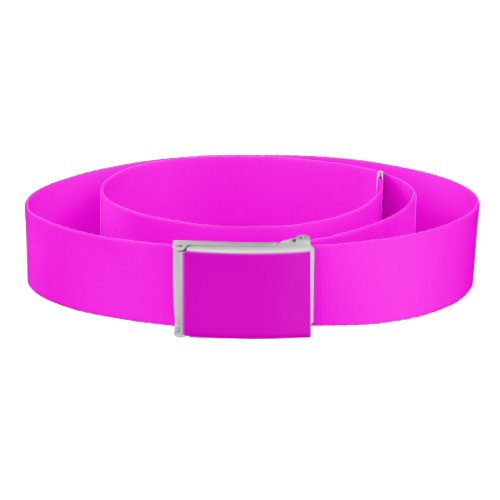  Bright Magenta solid color  Belt