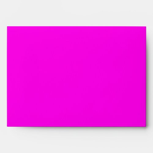 Bright Magenta Solid Color Envelope