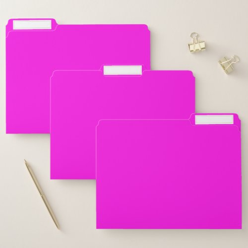  Bright Magenta solid color  File Folder