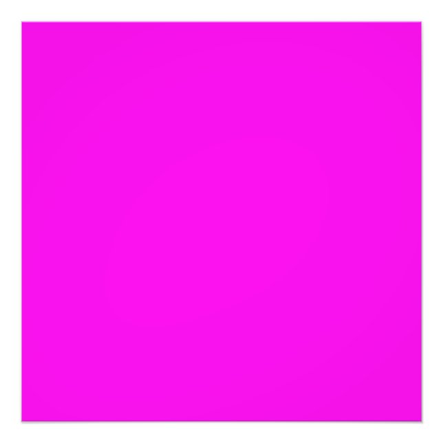  Bright Magenta (solid color)  Photo Print (Front)