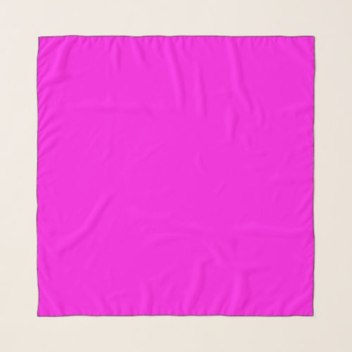  Bright Magenta solid color  Scarf