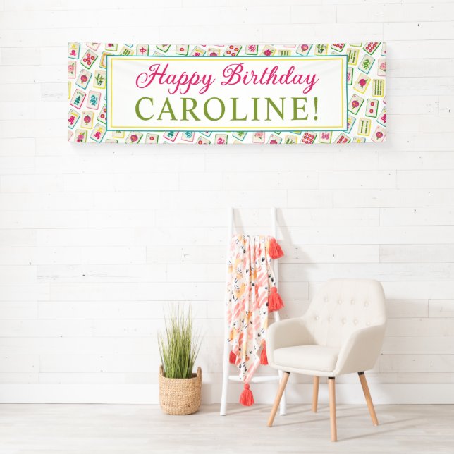 Bright Mahjong Tiles Banner (Insitu)