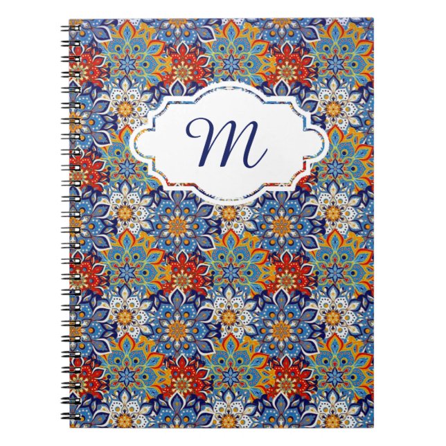 bright mandala  personalized notebook (Front)