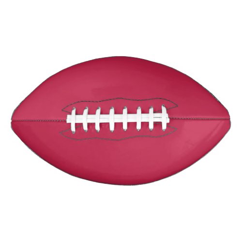 Bright maroon solid color  football