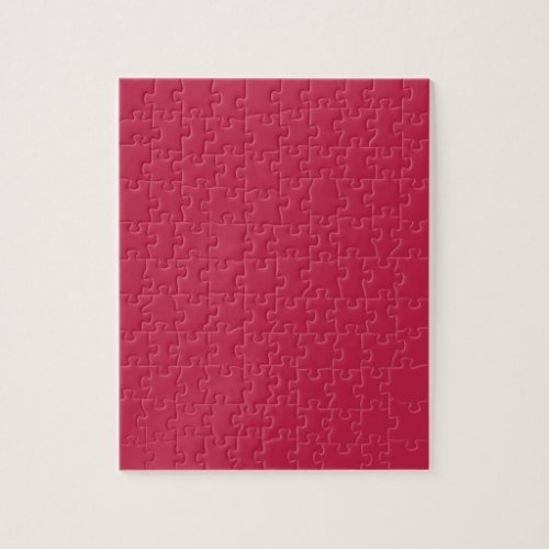Bright maroon solid color  jigsaw puzzle