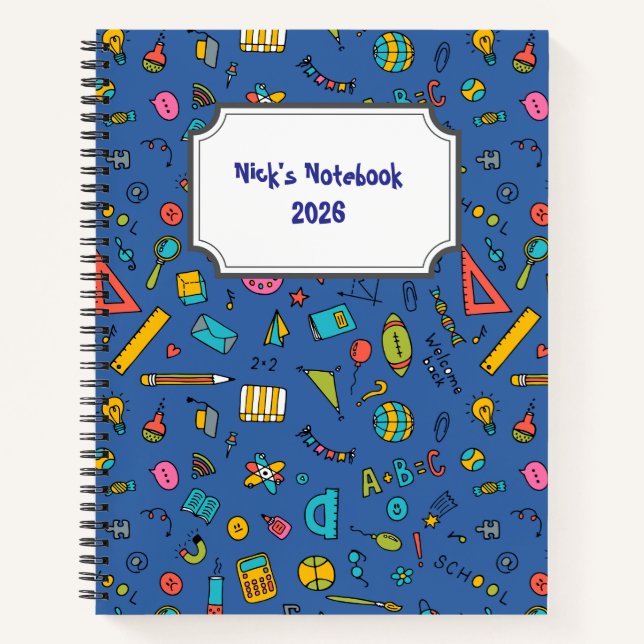 Bright Minds School Notebook (Front)