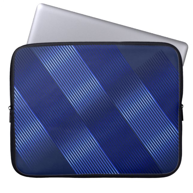 bright modern background, geomeric objects from co laptop sleeve (Front)