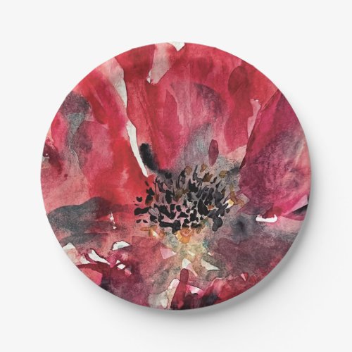 Bright Modern Floral Bloom Plate