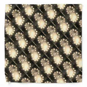 Bright moments in sepia fashion bandana