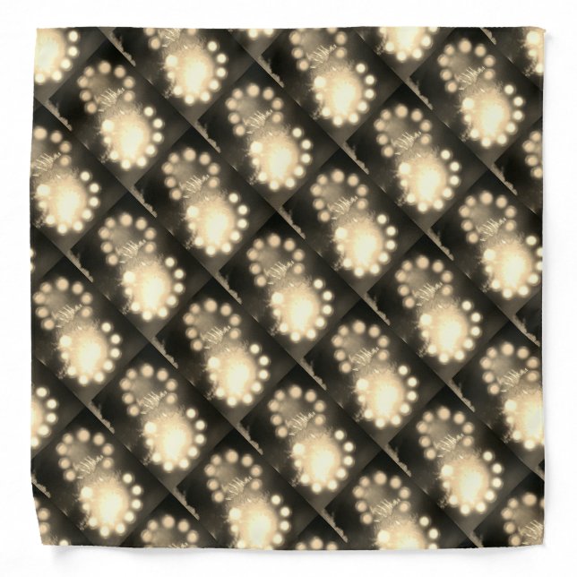 Bright moments in sepia fashion bandana (Front)
