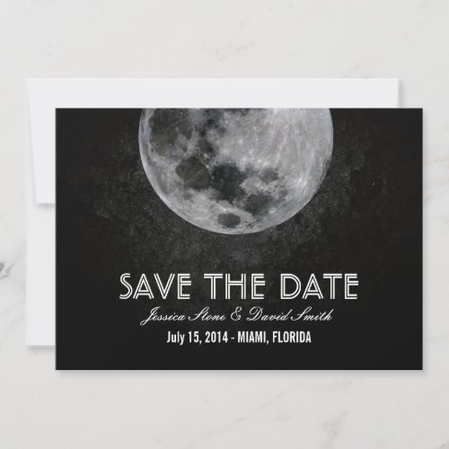 Bright Moon Save the Date Announcements