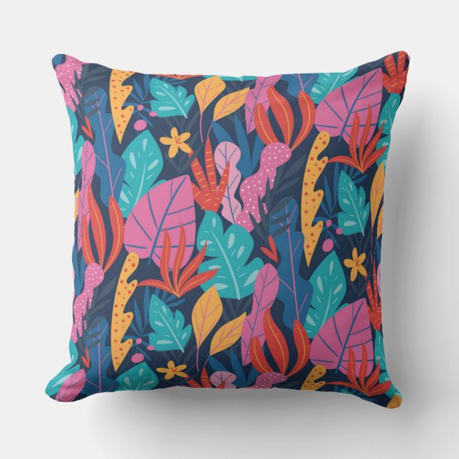 Bright Mosaic Throw Cushion (Front)