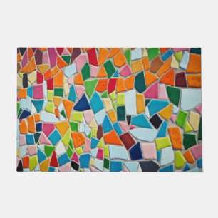 Bright Mosaic Tiles Doormat