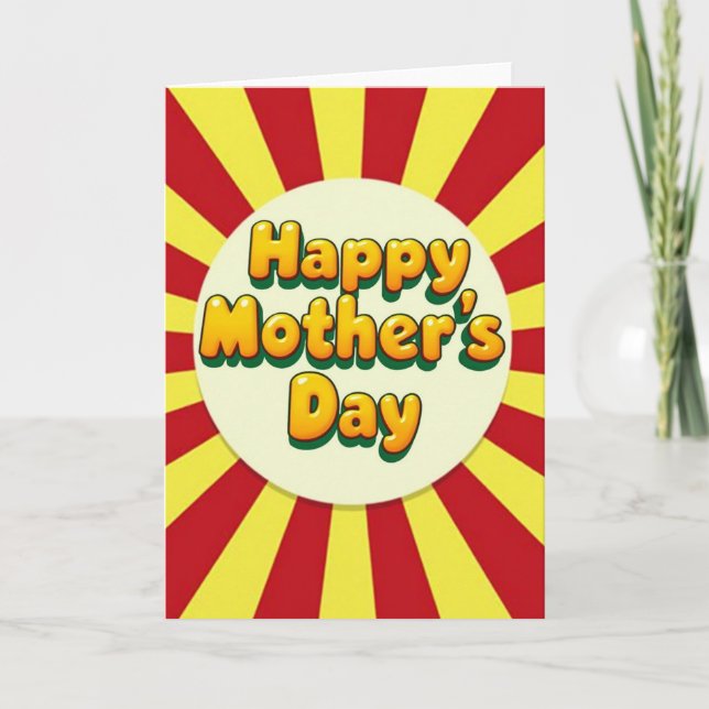 Bright Mother Day Lights Card (Front)