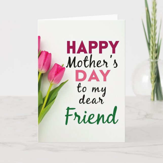 Bright Mothers Day Beauty Card (Front)