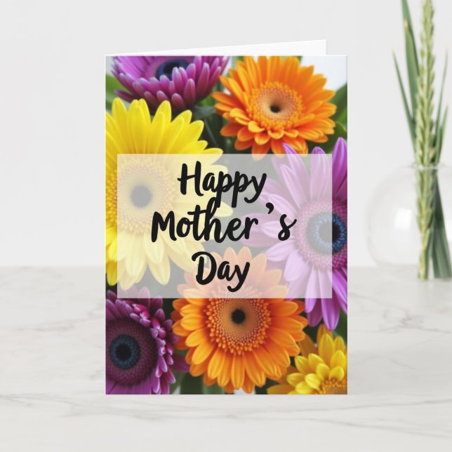 Bright Mothers Day Card (Front)