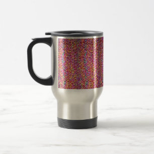 Bright Mottled Autumn Colors "Crocheted" mug