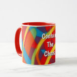 Bright Multi Color Design Art Mug Personalized
