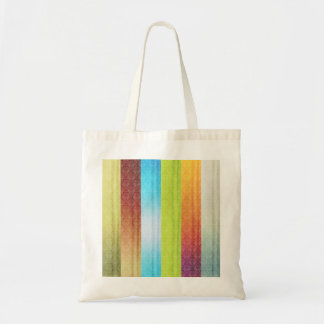 Bright Multi Colored Stripes Tote Bag