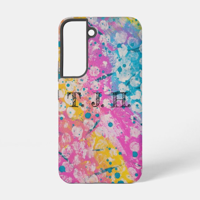 Bright Multicolor Abstract Design Samsung Galaxy Case (Back)