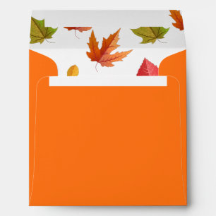 Bright Multicolor Orange, Yellow, Green Envelope