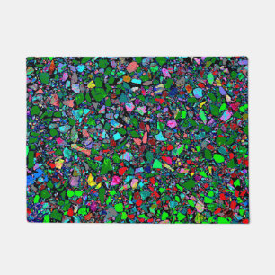 Bright Multicolor Rocks Stones Doormat