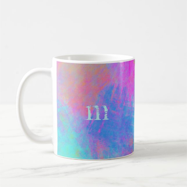 Bright Multicolor Splashes Coffee Mug (Left)
