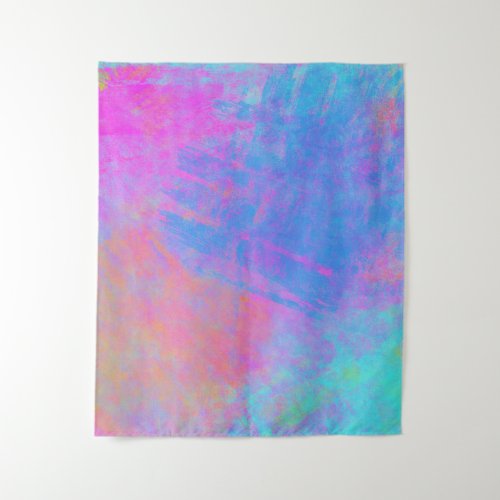 Bright Multicolor Splashes Tapestry