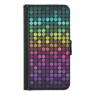 Bright Multicolor Vintage Abstract Art Samsung Galaxy S5 Wallet Case