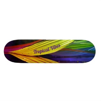Bright Multicolored Palms Tropical Vibes