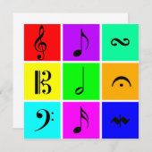 bright music symbols (Front/Back)