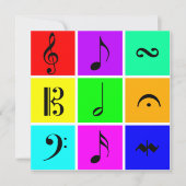 bright music symbols (Front)