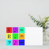 bright music symbols (Standing Front)