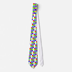 bright music symbols neck tie