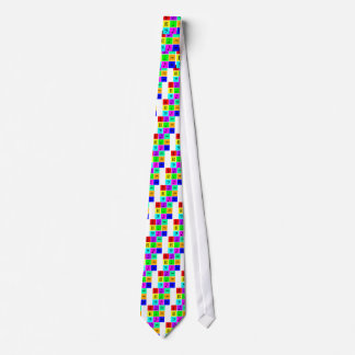 bright music symbols neck tie