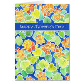 Bright Nasturtiums Floral Mother's Day (Front)
