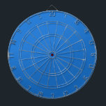 Bright navy blue  (solid color)  dart board<br><div class="desc">Bright navy blue  (solid color)</div>