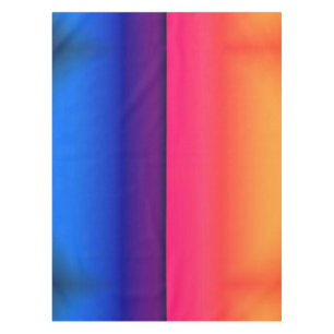 Bright Neon Abstract Sunrise Tablecloth