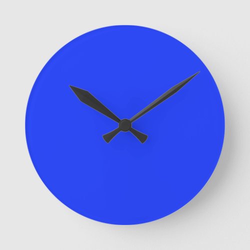 Bright Neon Blue Clock