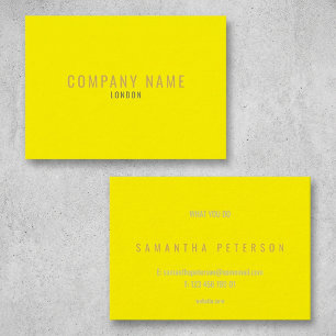 Bright neon business card
