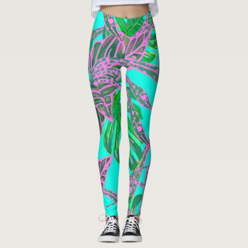 Bright neon colorful Leggings