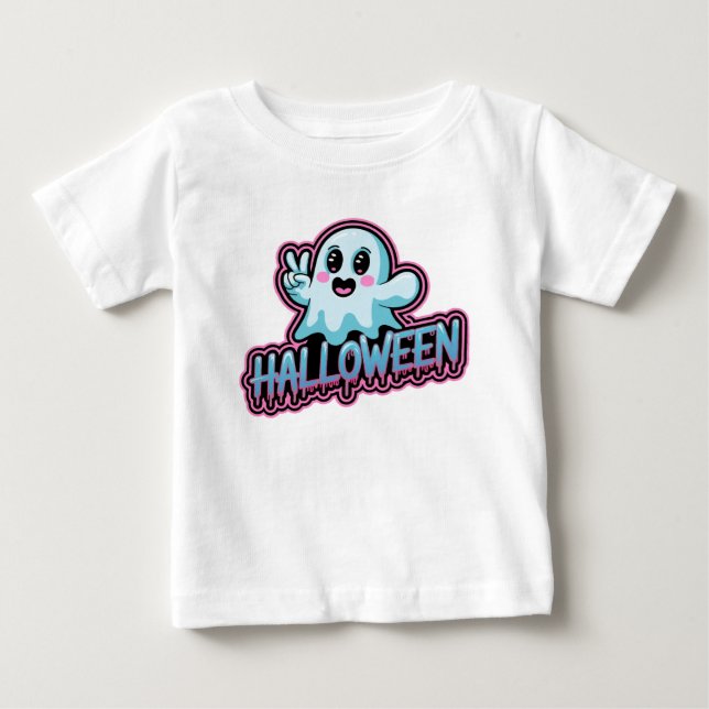 Bright neon Halloween vector Baby T-Shirt (Front)