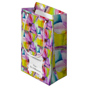 Bright Neon Lily Small Gift Bag