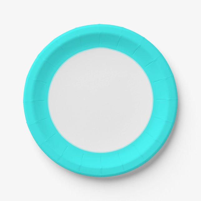 Bright neon paper plates (Front)